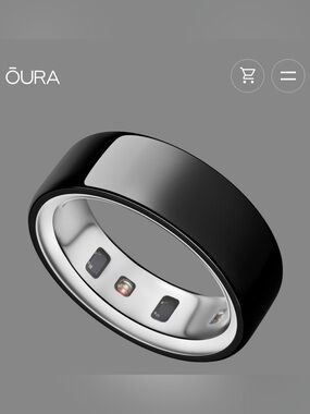 Oura Ring 4 Black with Original Box & Charger